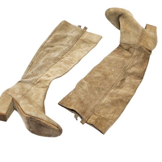 ZARA | מגפי זמש לאישה מידה 38