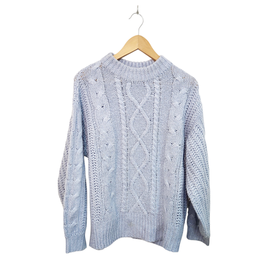 BRAVE SOUL | סוודר צבע תכלת | לאישה מידה XS