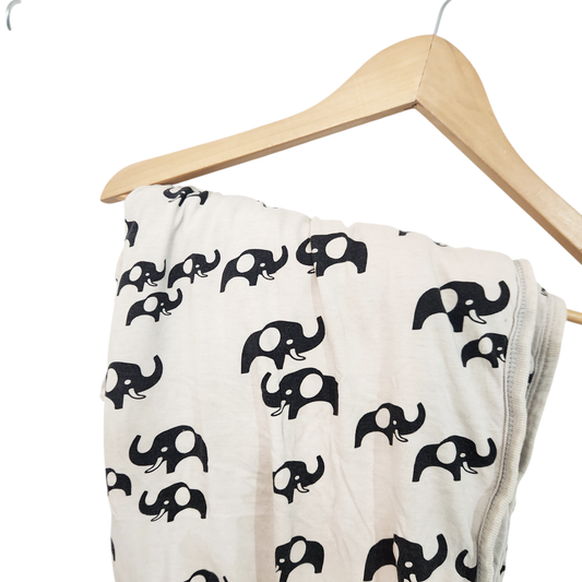 שמיכה עבה עם הדפס פילים | לתינוקות