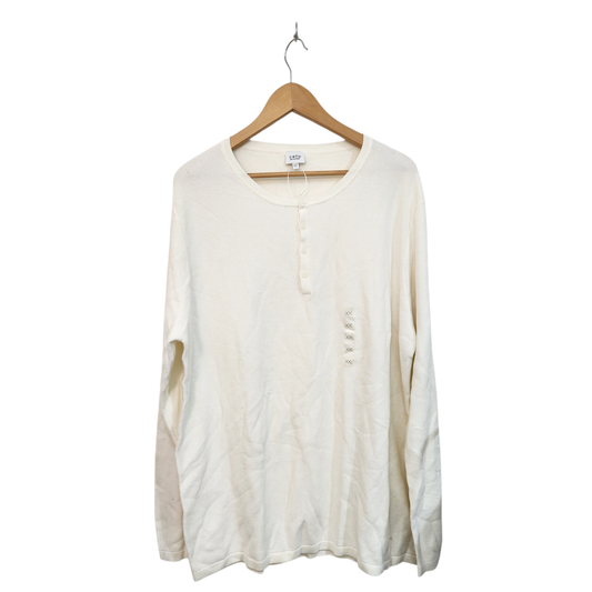 CELIO | חולצה ארוכה צבע קרם | לגבר מידה XXL