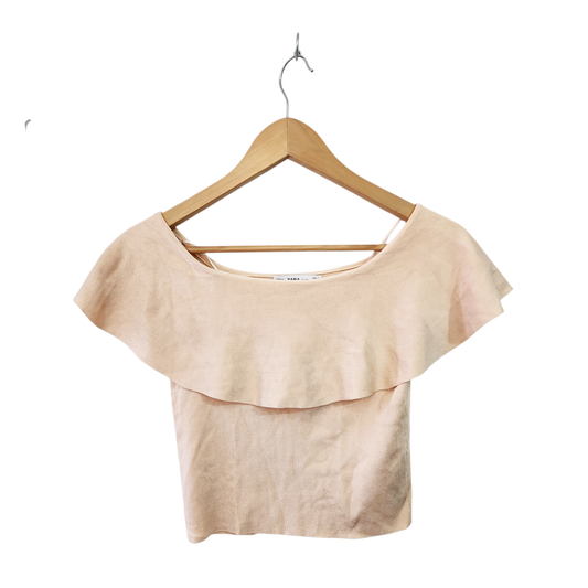 ZARA | חולצה קצרה | לאישה מידה S