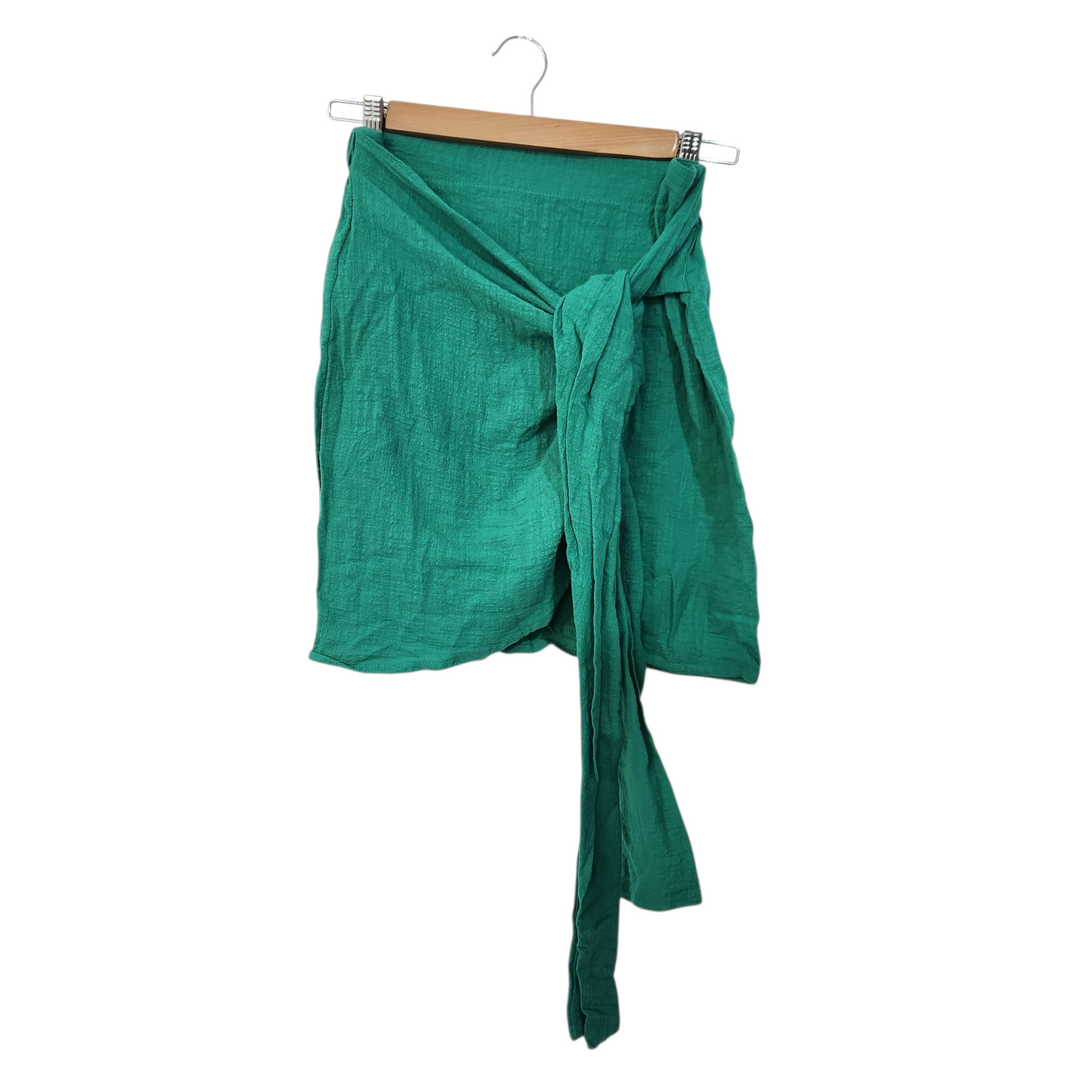 DANIELA | חצאית ירוקה לנשים מידה S | חדשה עם תווית