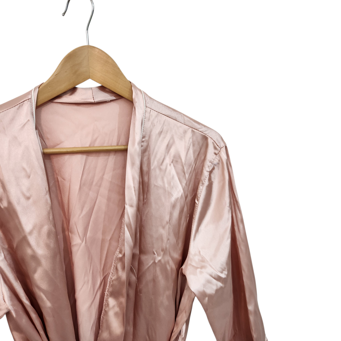 TOUCH LINE | סט חלוק + פיג׳מת סטן לאישה מידה M