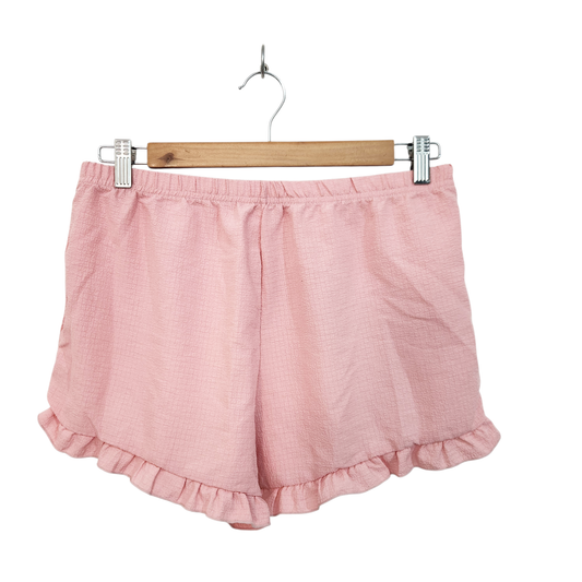 מכנסיים קצרים צבע ורוד דקים | לאישה מידה L
