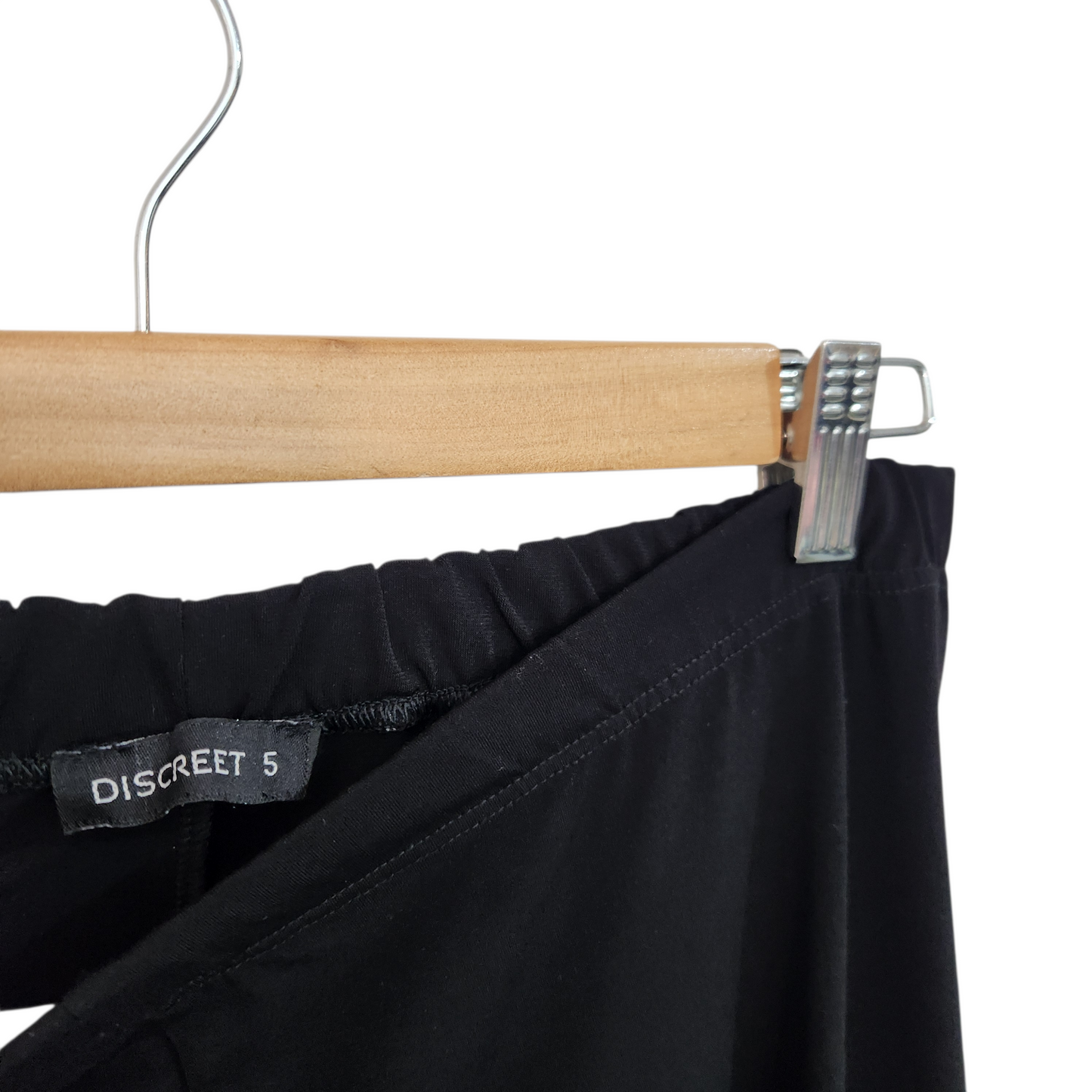 DISCREET | מכנסיים ארוכים דקים צבע שחור | מידה 5 XL