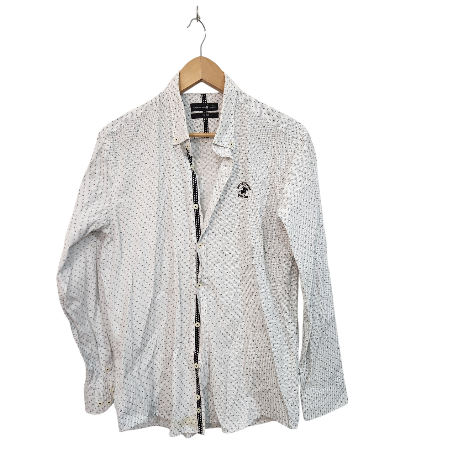 BEVERLYHILLS POLOCLUB | חולצה מכופתרת שרוול ארוך | לגבר מידה XL