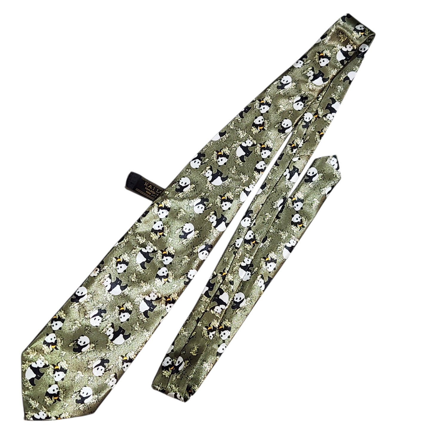 KAI LONG | עניבת משי דובי פנדה