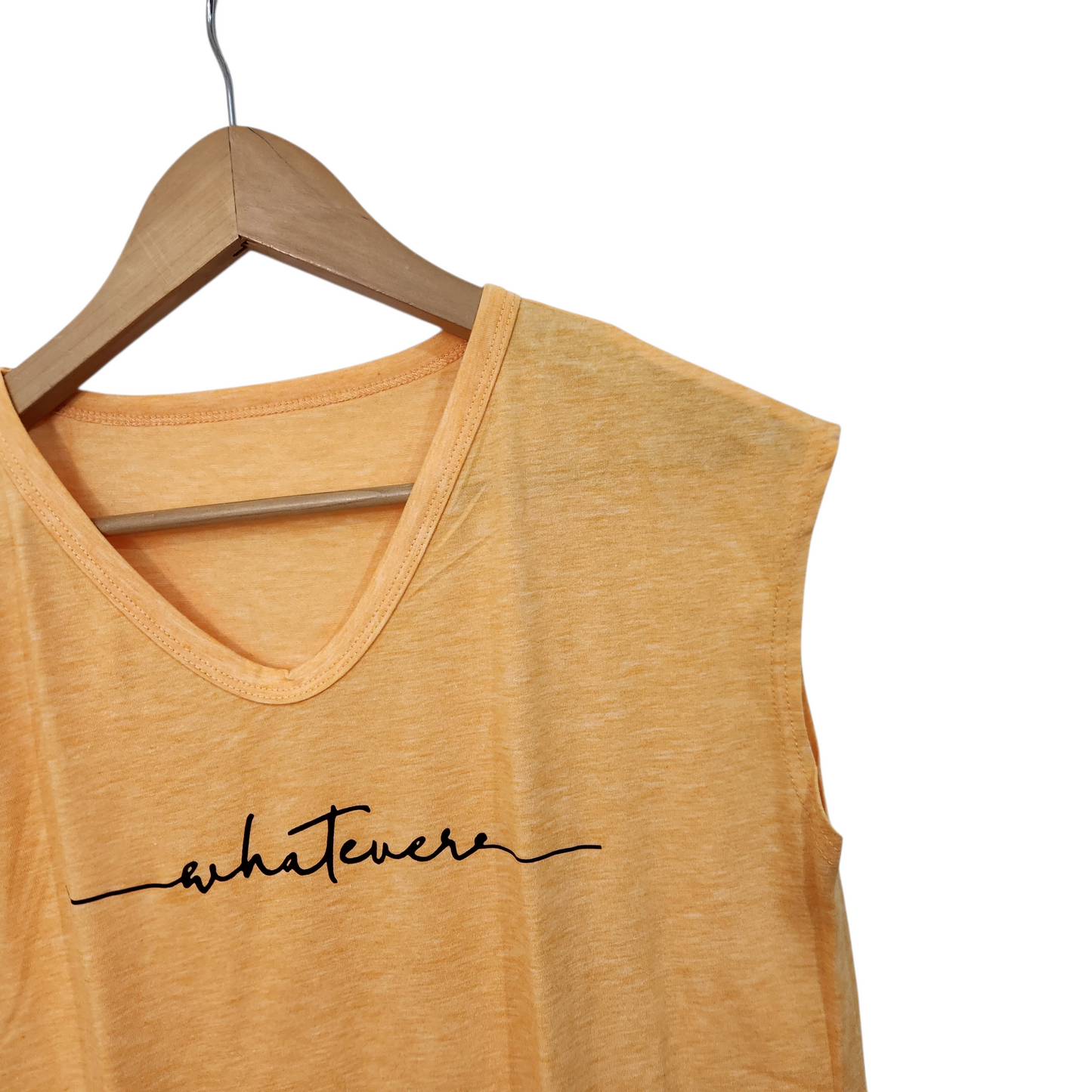 גופייה כתומה לאישה מידה XL