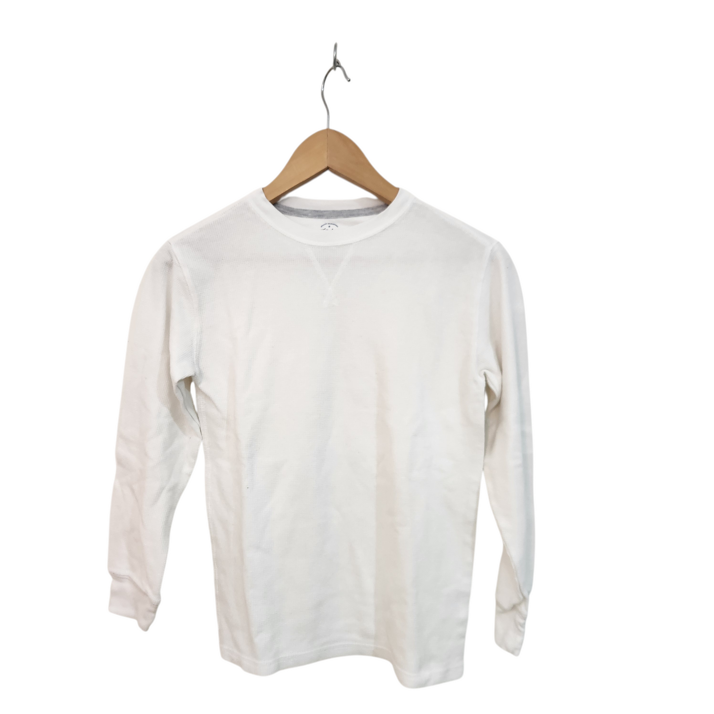 FADED GLORY | חולצה ארוכה דקה צבע לבן | לילדים גיל 10-12