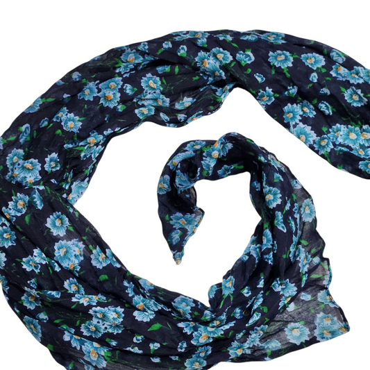 צעיף דק פרחוני