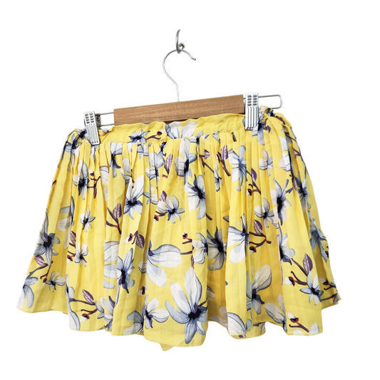 KIWI | חצאית פרחונית צהובה | לילדות גיל 10