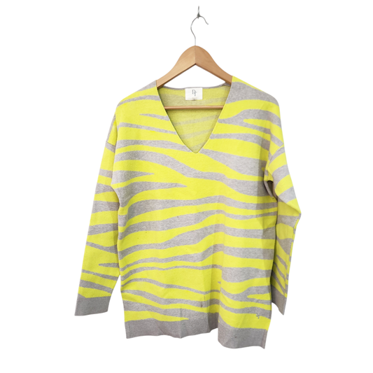 NEXT DT | חולצת סריג לאישה מידה L | מוכתמת