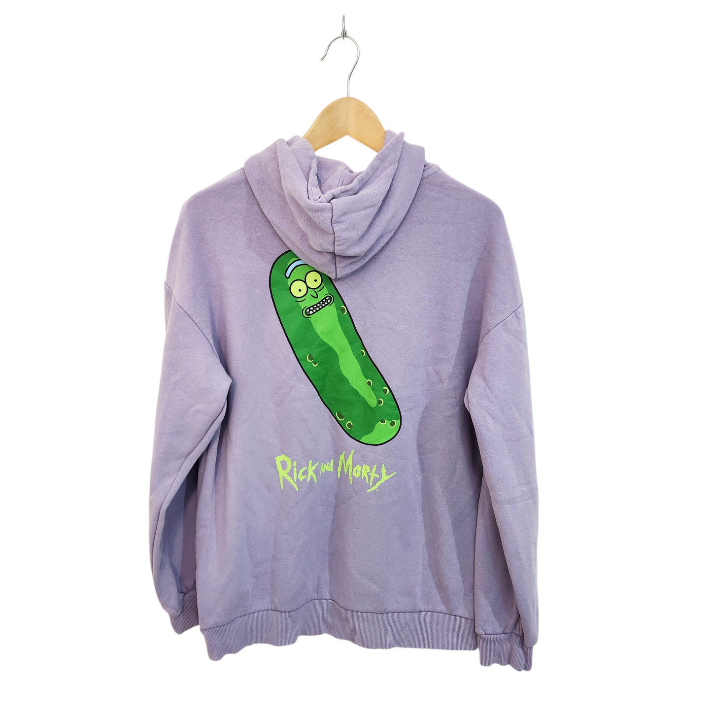 RICK & MORTHY | קפוצ'ון סגול | לאישה מידה L | כתם