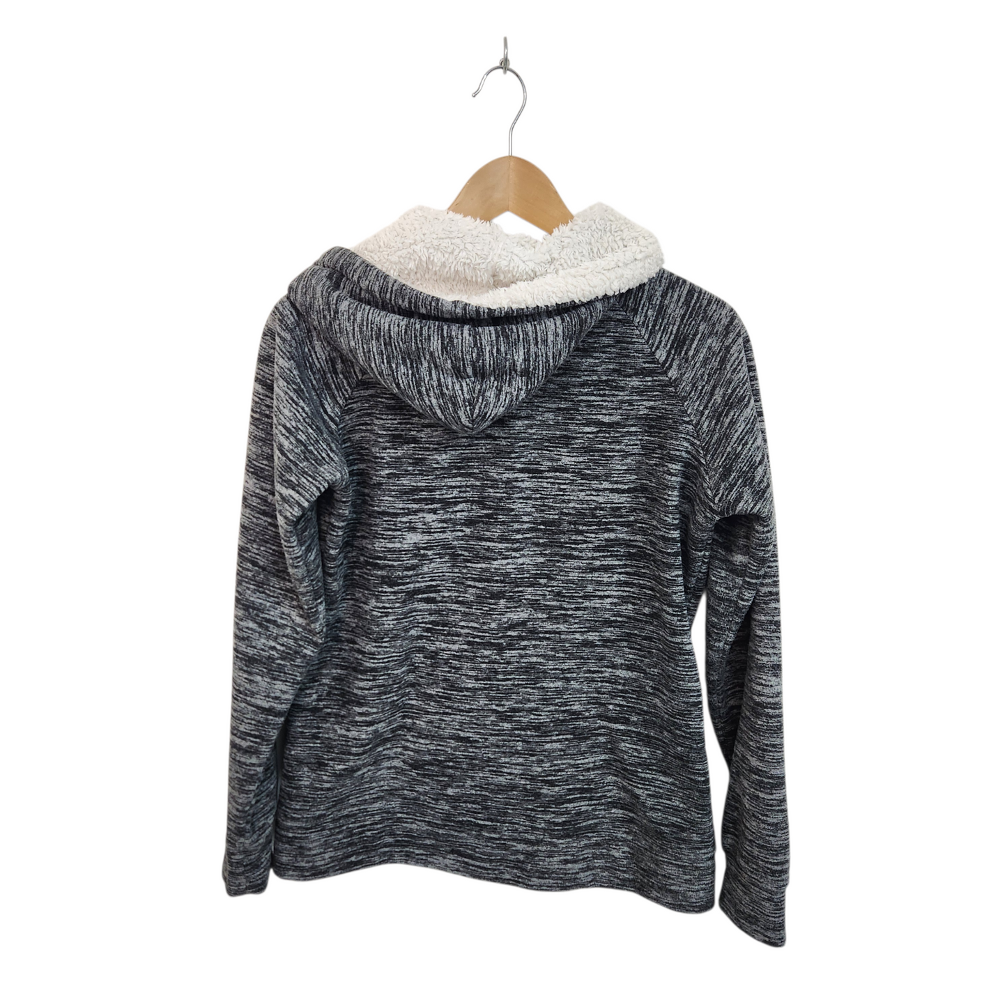 ATHLETIC STYLE | קפוצ'ון עם רוכסן צבע אפור | לאישה מידה M