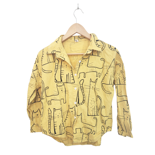 DUOLIN | חולצה ארוכה מכופרת לאישה מידה S