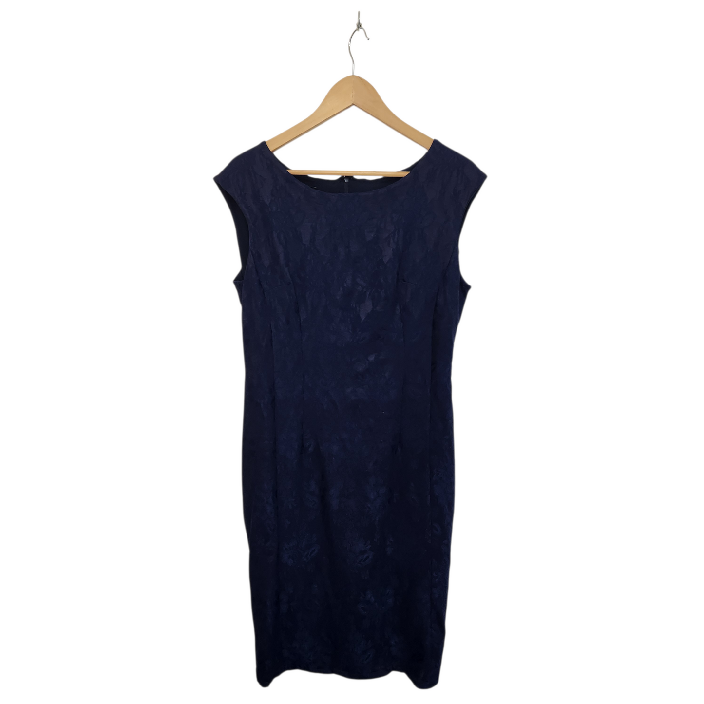 GOLBARY | שמלה תחרה כחולה מעוצבת | לאישה מידה 42