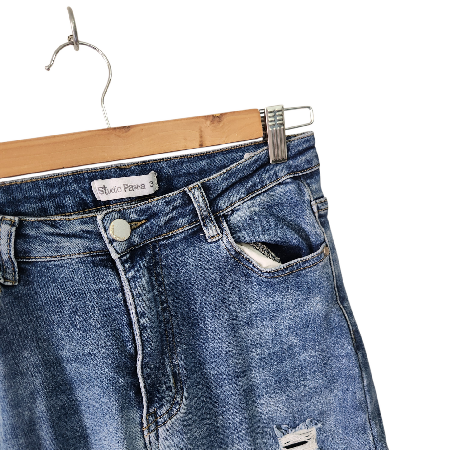 STUDIO PASHA | ג'ינס סקיני לאישה מידה 3 L