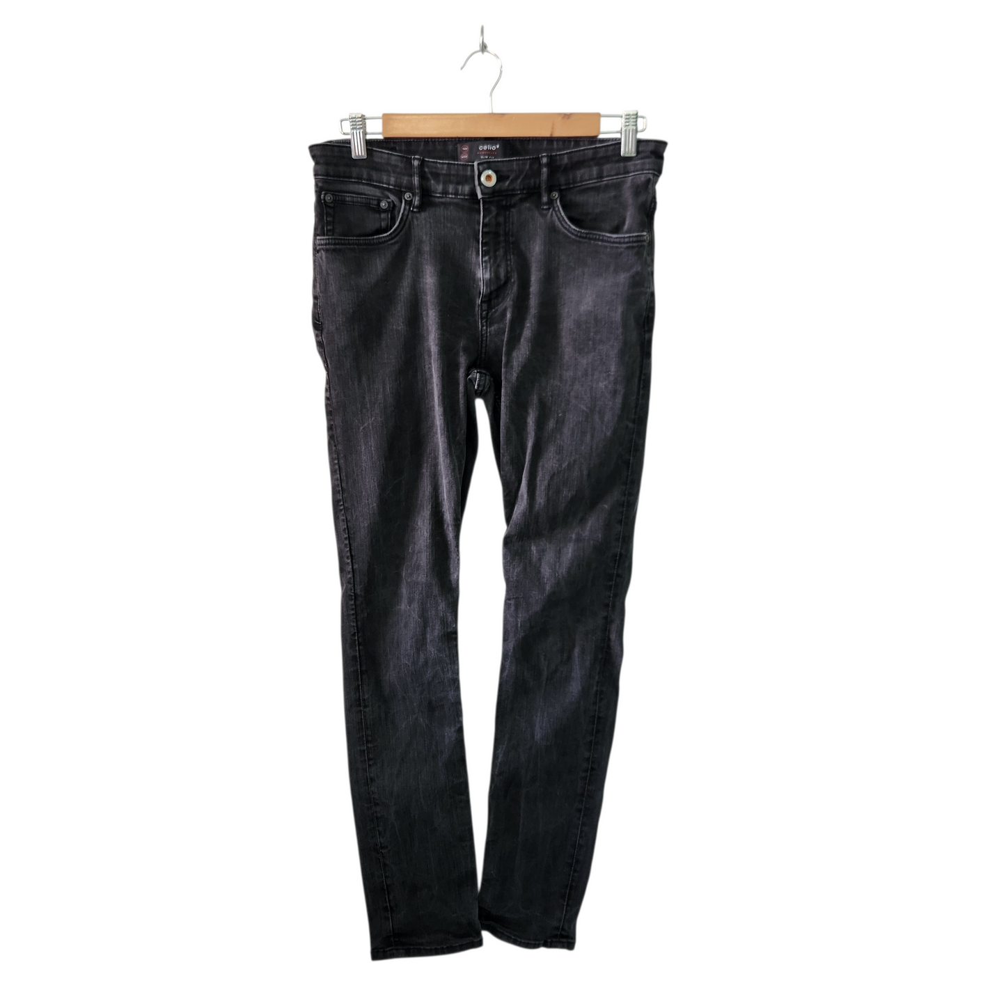 CELIO | ג'ינס סקיני אפור | לגבר מידה 44 | 34 אינץ'