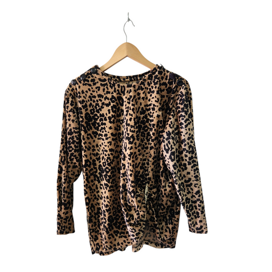 חולצה ארוכה מנומרת לאישה מידה XL