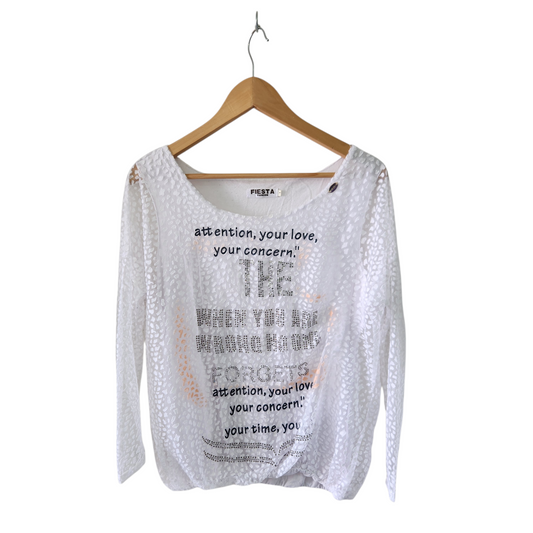 FIESTA | חולצה ארוכה דקה | לאישה מידה S