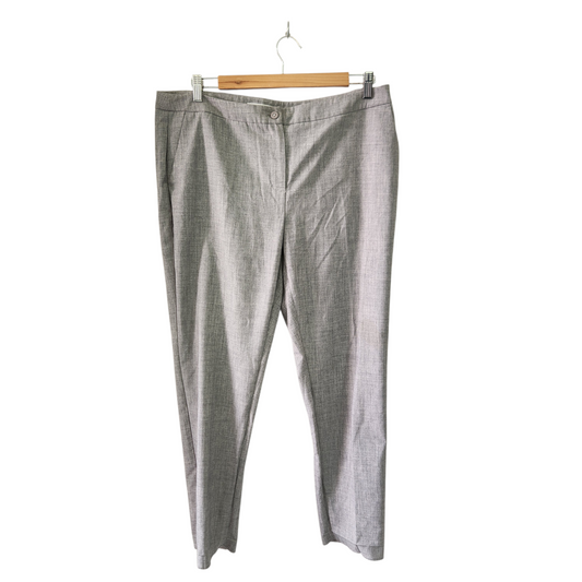 PUNT ROMA | מכנסיים ארוכים צבע אפור | לאישה מידה 46 | 36 אינץ'