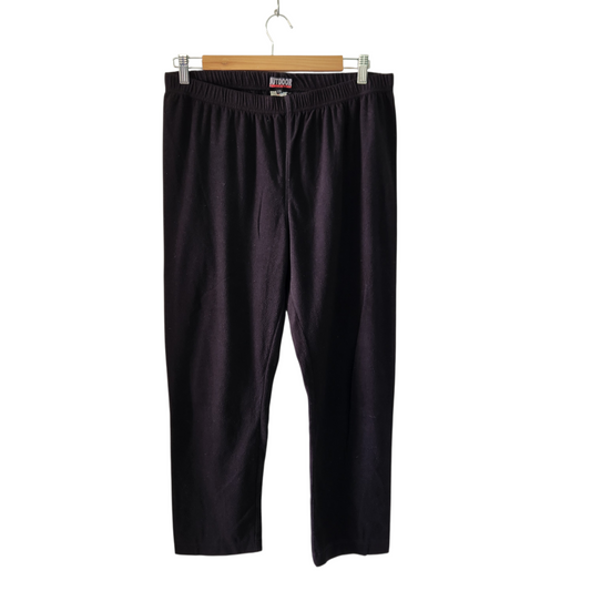 OTUDOOR | מכנסיי פליז צבע שחור | לאישה מידה XXL