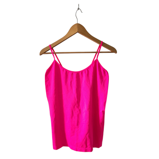 גופייה בייסיק צבע ורוד נאון | לאישה מידה L/XL