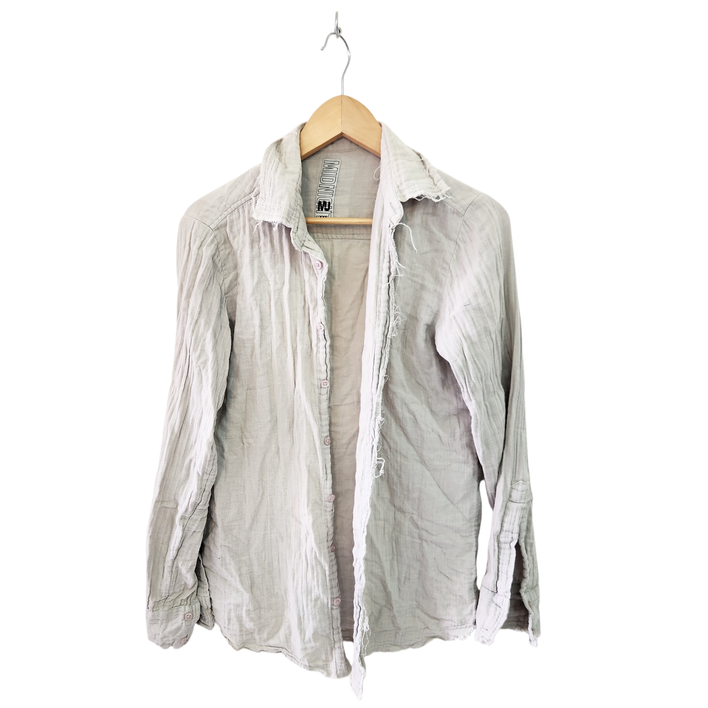 MANIA JEANS | חולצה דקה מכופתרת | לגבר מידה XXS