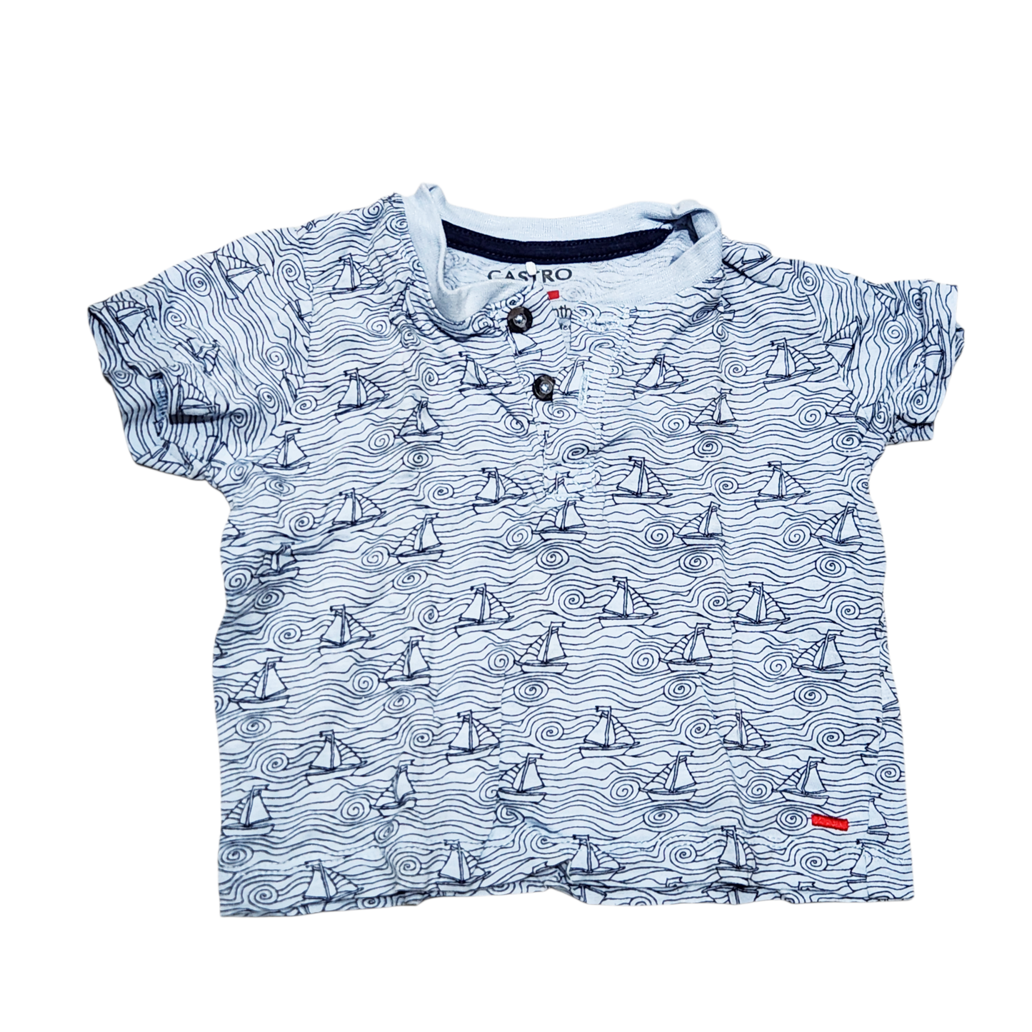 CASTRO | חולצה קצרה לתינוקות | גיל 6-12 חודשים