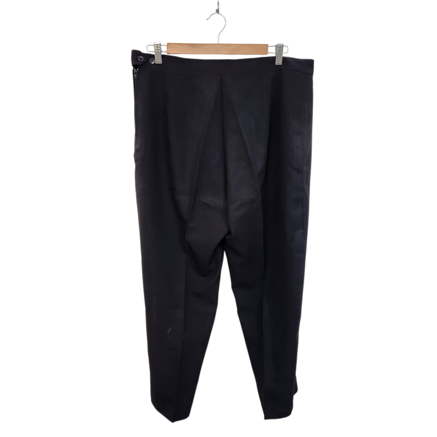 מכנסיים צבע שחור מחוייטים לאישה מידה 50 | 40 אינץ'