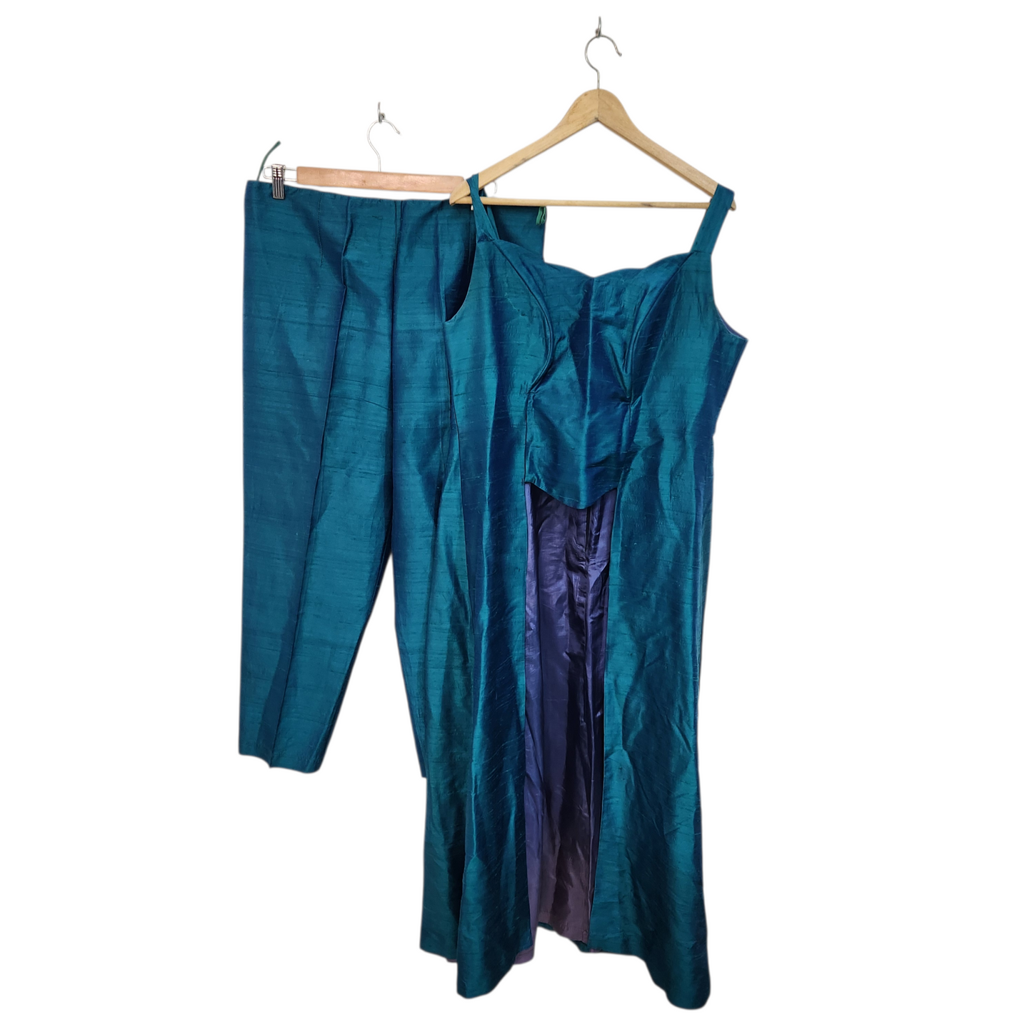 חליפת וינטג' 3 חלקים | לאישה מידה 46 | 36 אינץ' | מעט גולגולים