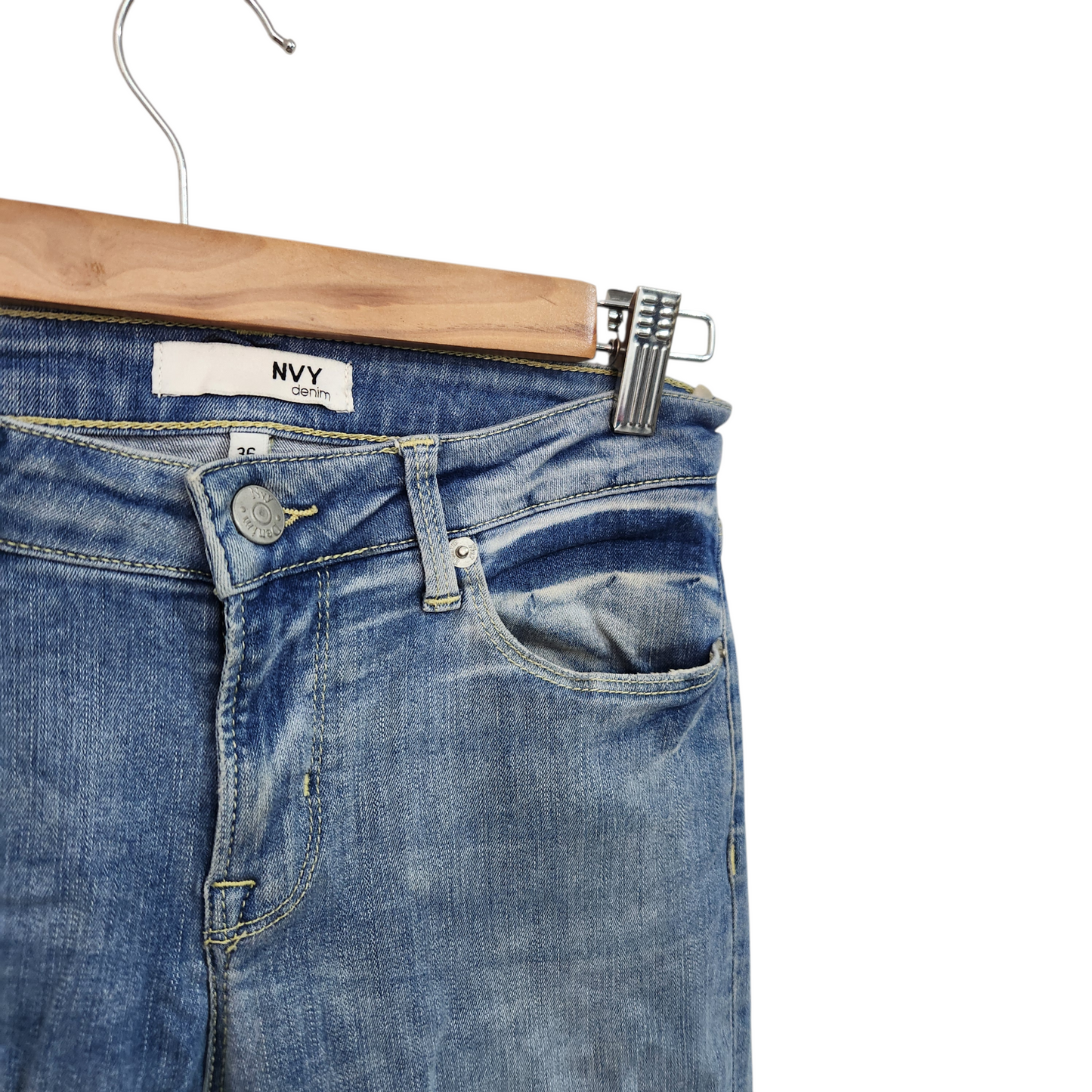 NVY DENIM | ג'ינס מתרחב לאישה מידה 36