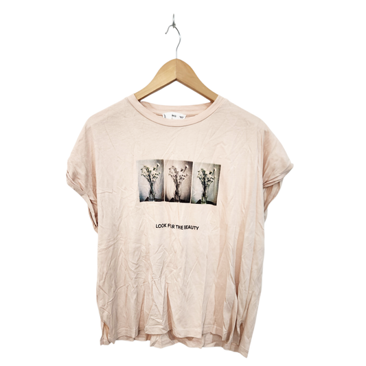 MANGO | חולצה קצרה לאישה מידה M