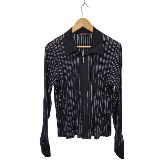 DISCREET | חולצה ארוכה דקה עם רוכסן | לאישה מדיה 2 M