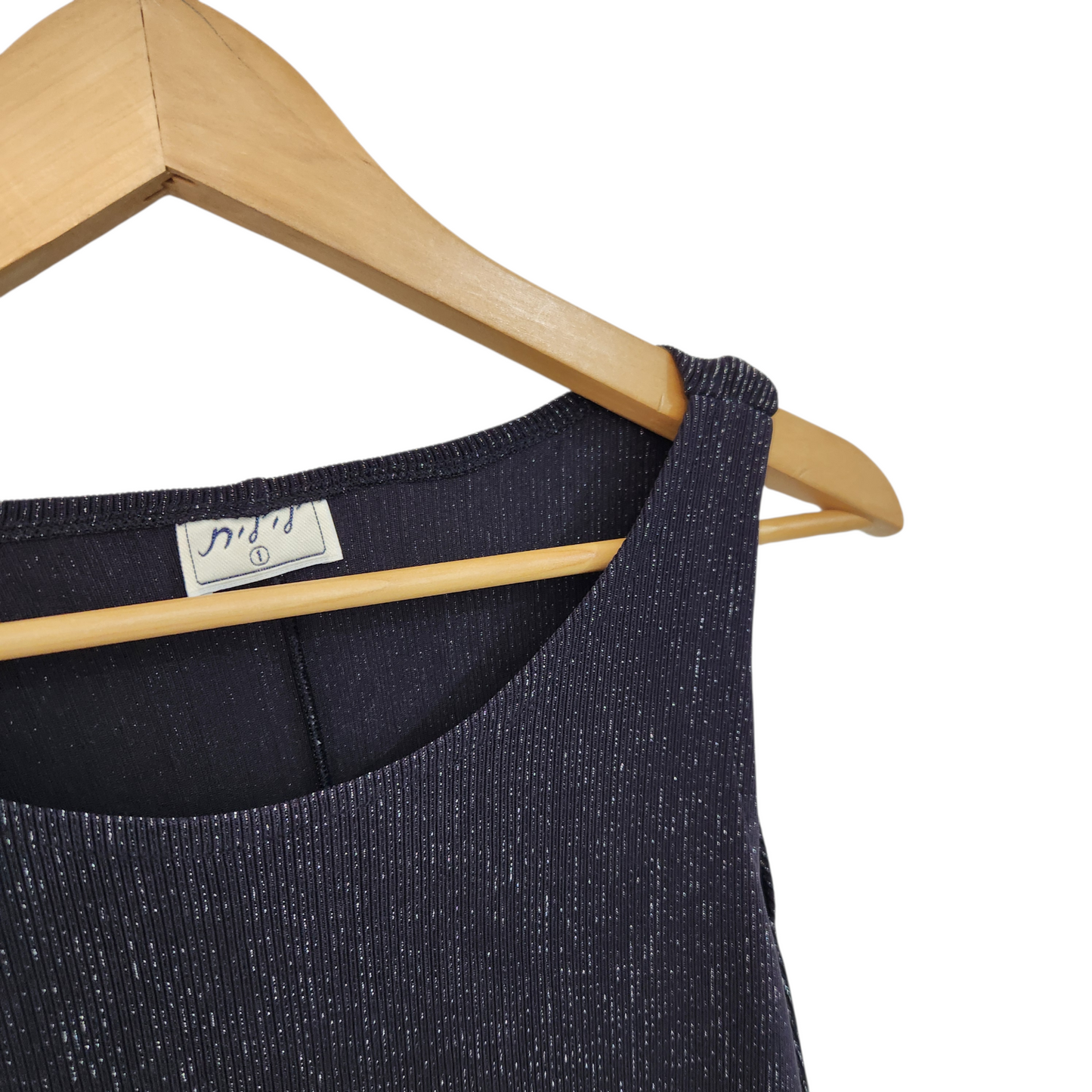 לילילת | שמלה וינטג' צבע שחור נוצצת | לאישה מידה 1 S