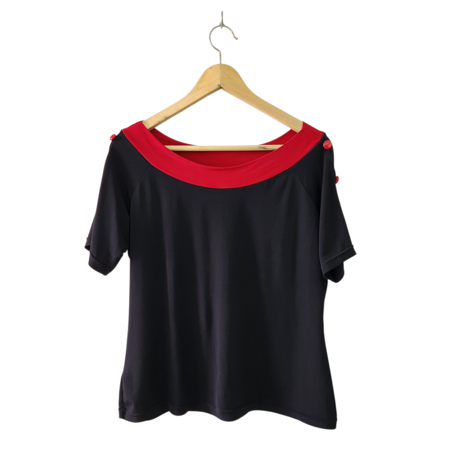 חולצת וינטג' קצרה לאישה מידה L