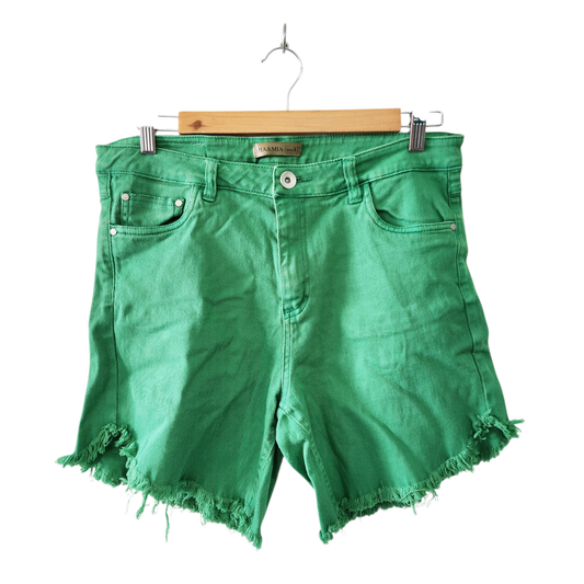 MIA&MIA | מכנסיים קצרים צבע ירוק | לאישה מידה 3 L