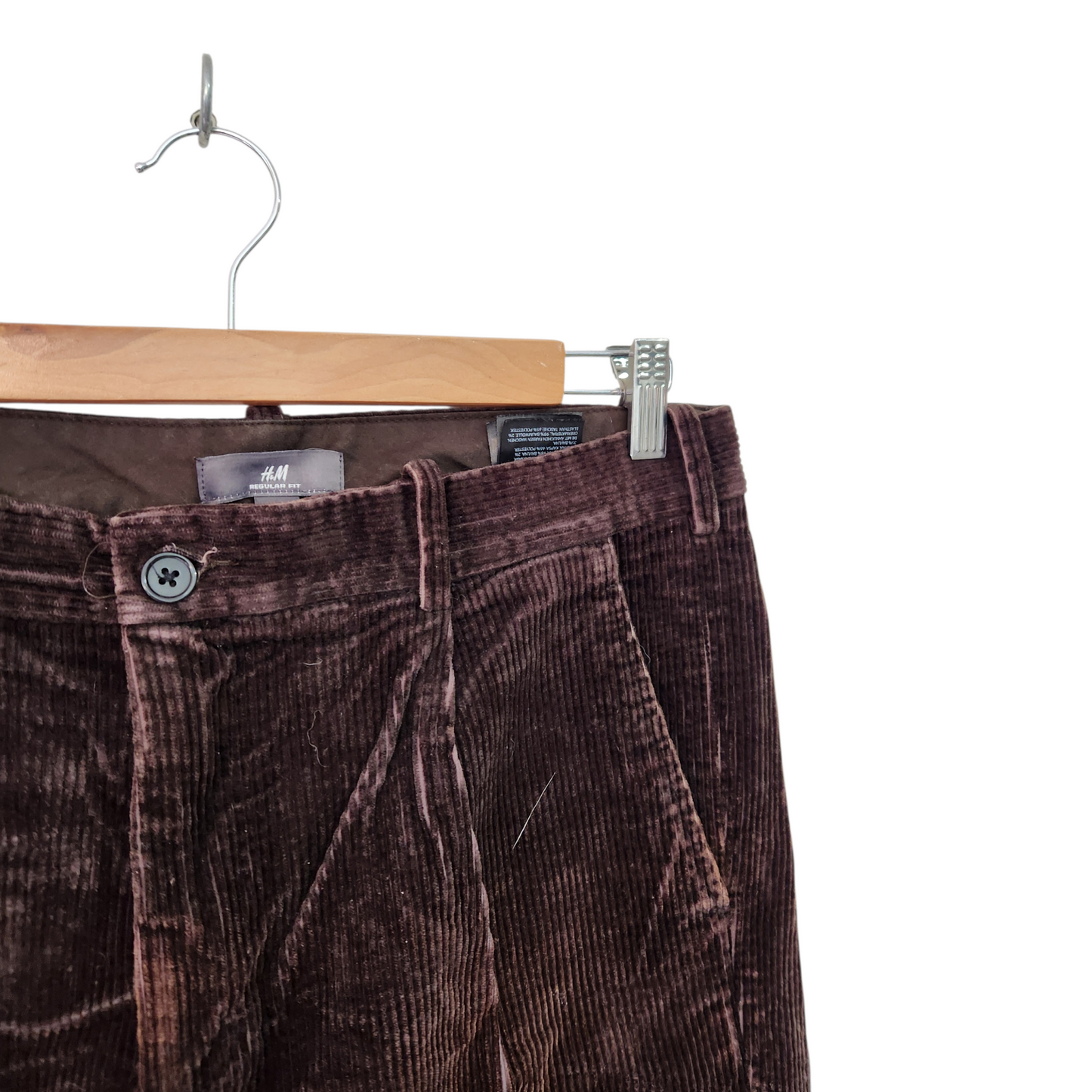 H&M | מכנסי קורדרוי לגבר מידה 32