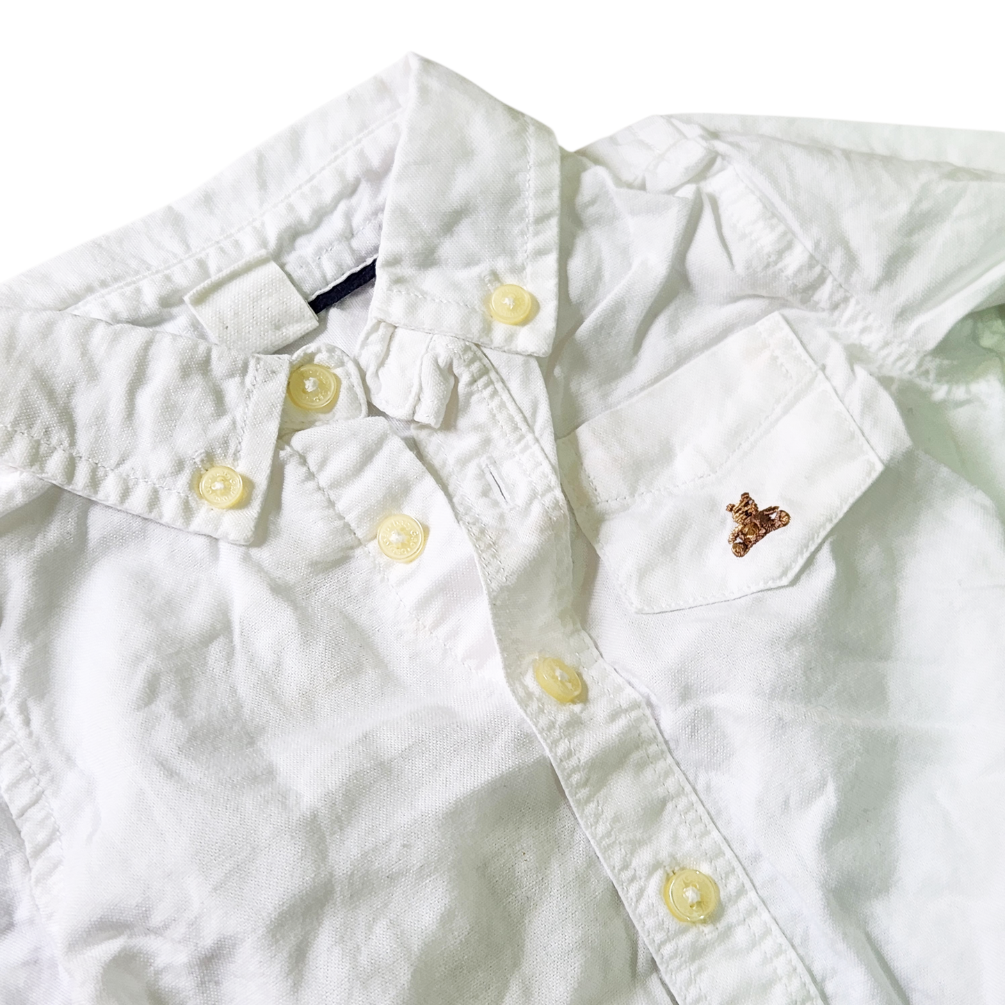 GAP | בגד גוף צבע לבן | לתינוקות גיל 3-6 חודשים