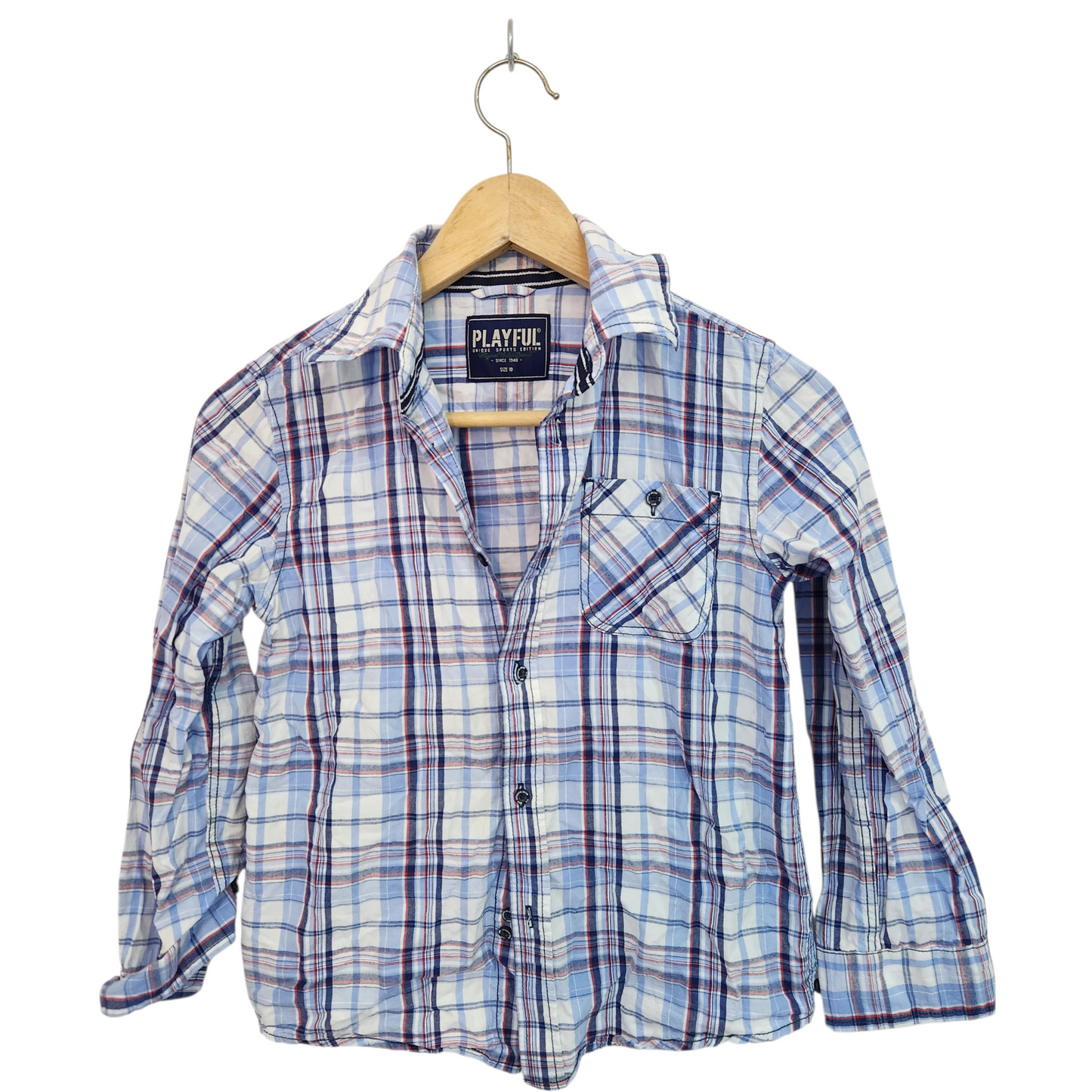 PLAYFUL | חולצה מכופתרת לילדים גיל 10