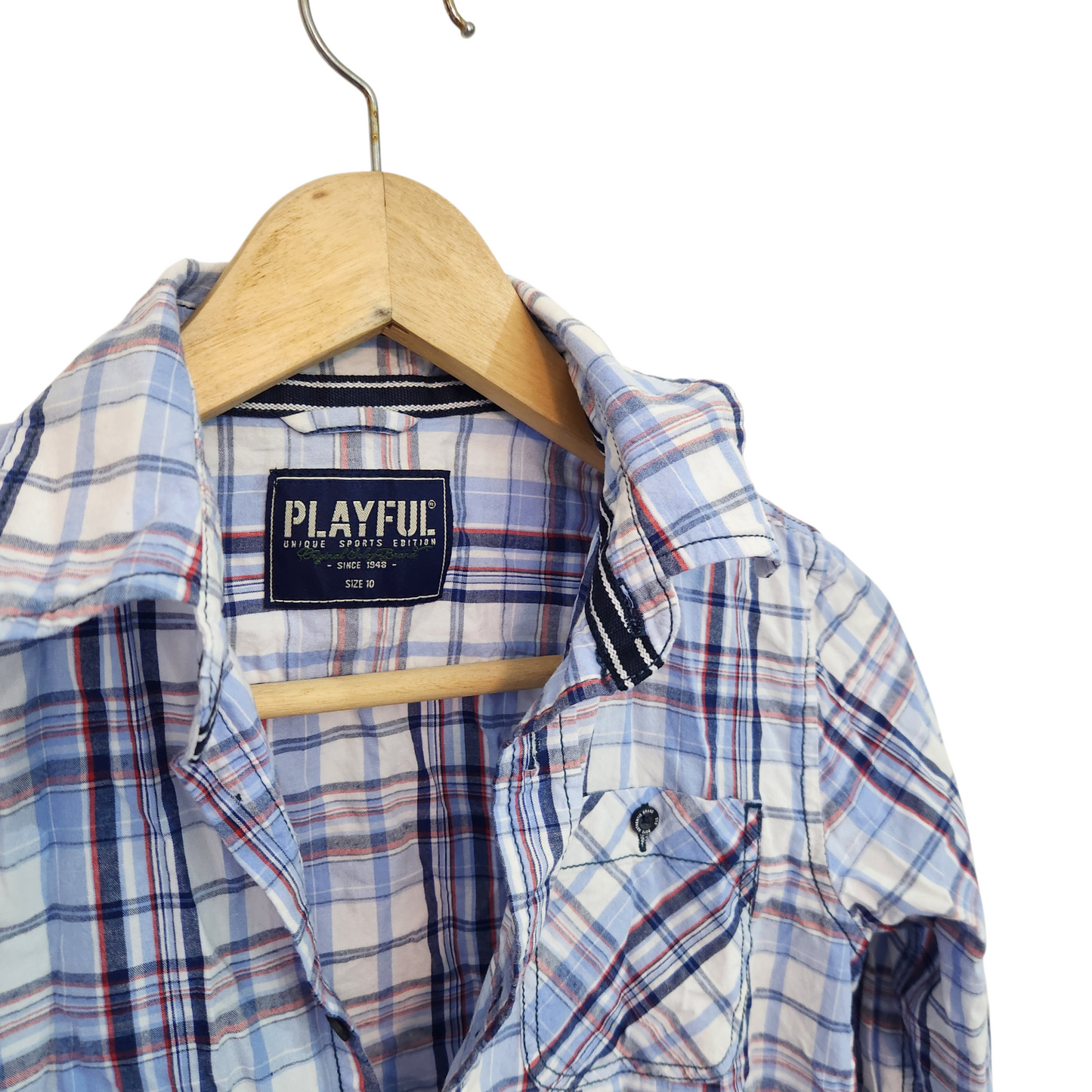 PLAYFUL | חולצה מכופתרת לילדים גיל 10