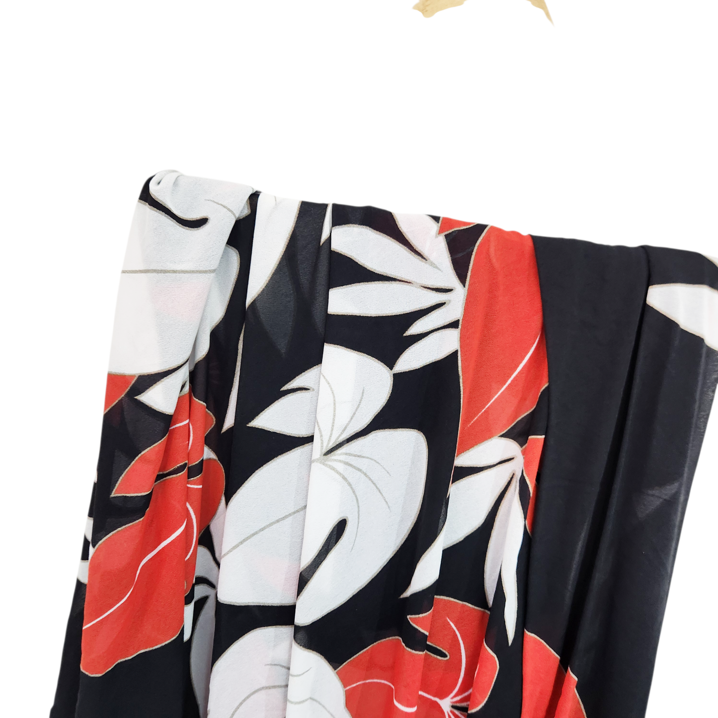 שאל / צעיף דק פרחוני ענק