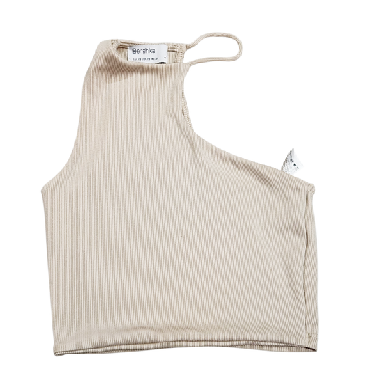 BERSHKA | גופייה / טופ צבע בז | לאישה מידה XS