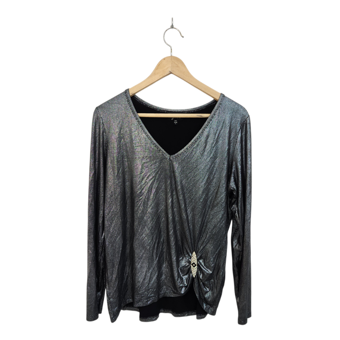 חולצה ארוכה דקה לאישה מידה L