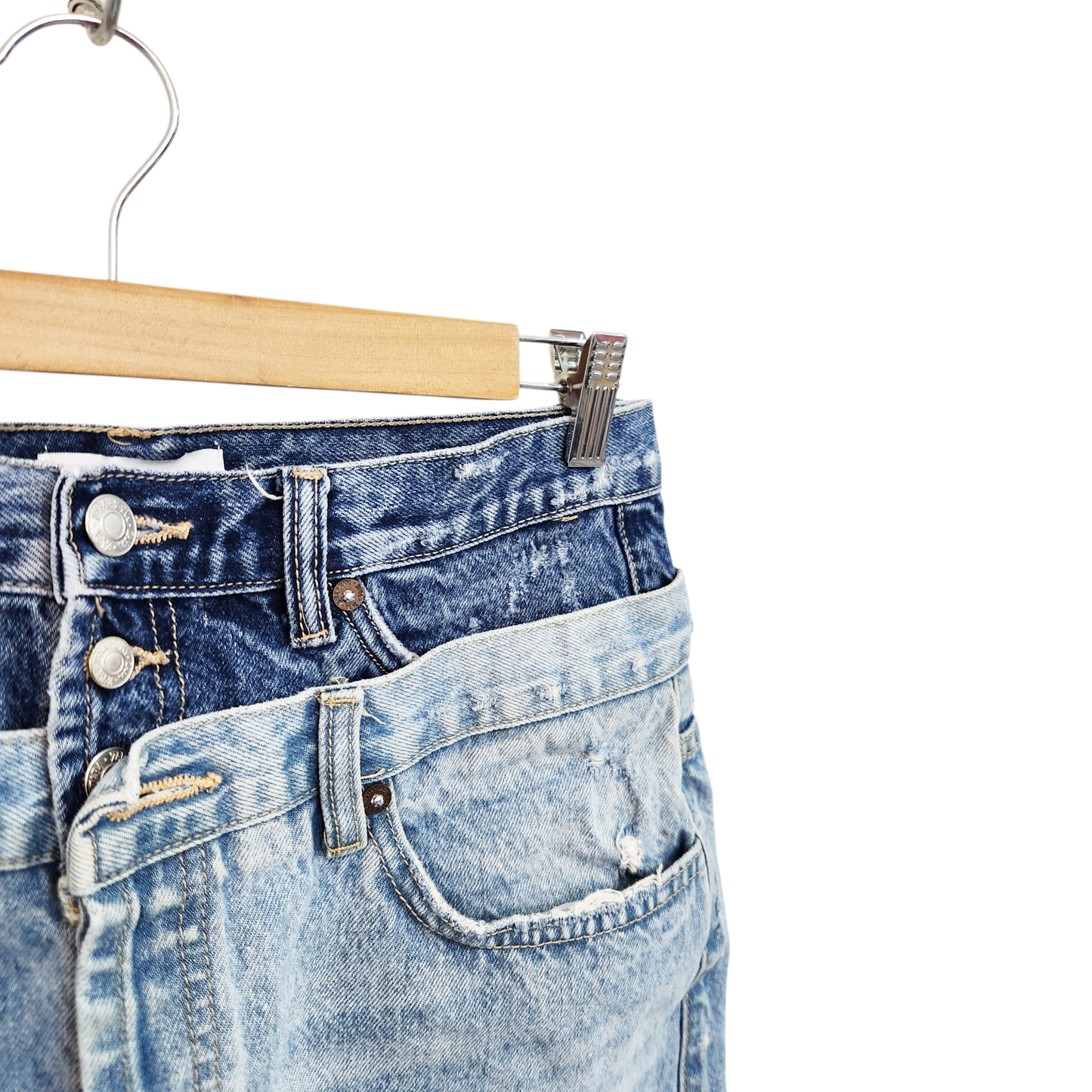 ZARA | ג'ינס מעוצב לאישה מידה L