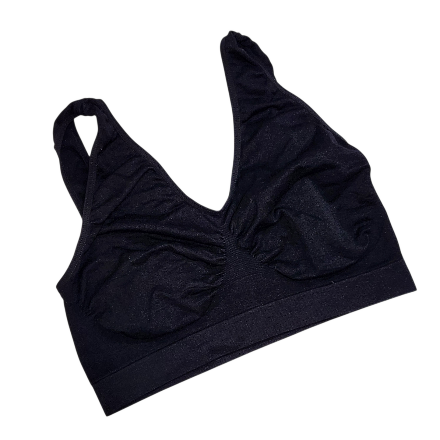 SKILL | חזיית בד צבע שחור | מידה XXL