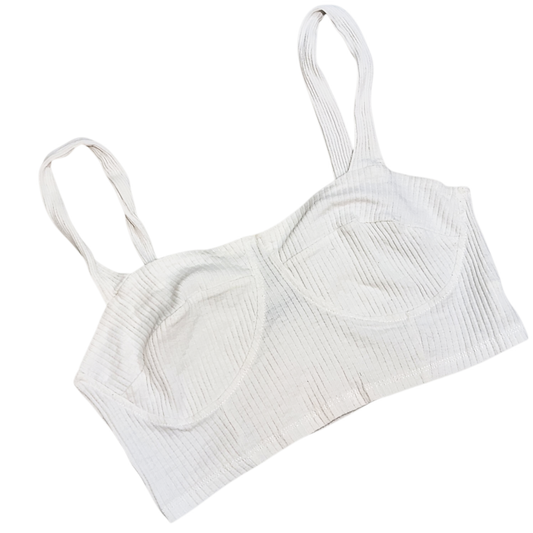 SHEIN | גופייה / טופ צבע לבן | לאישה מידה S