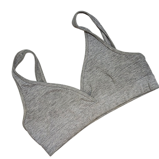 חזיית ספורט לאישה צבע אפור מידה M
