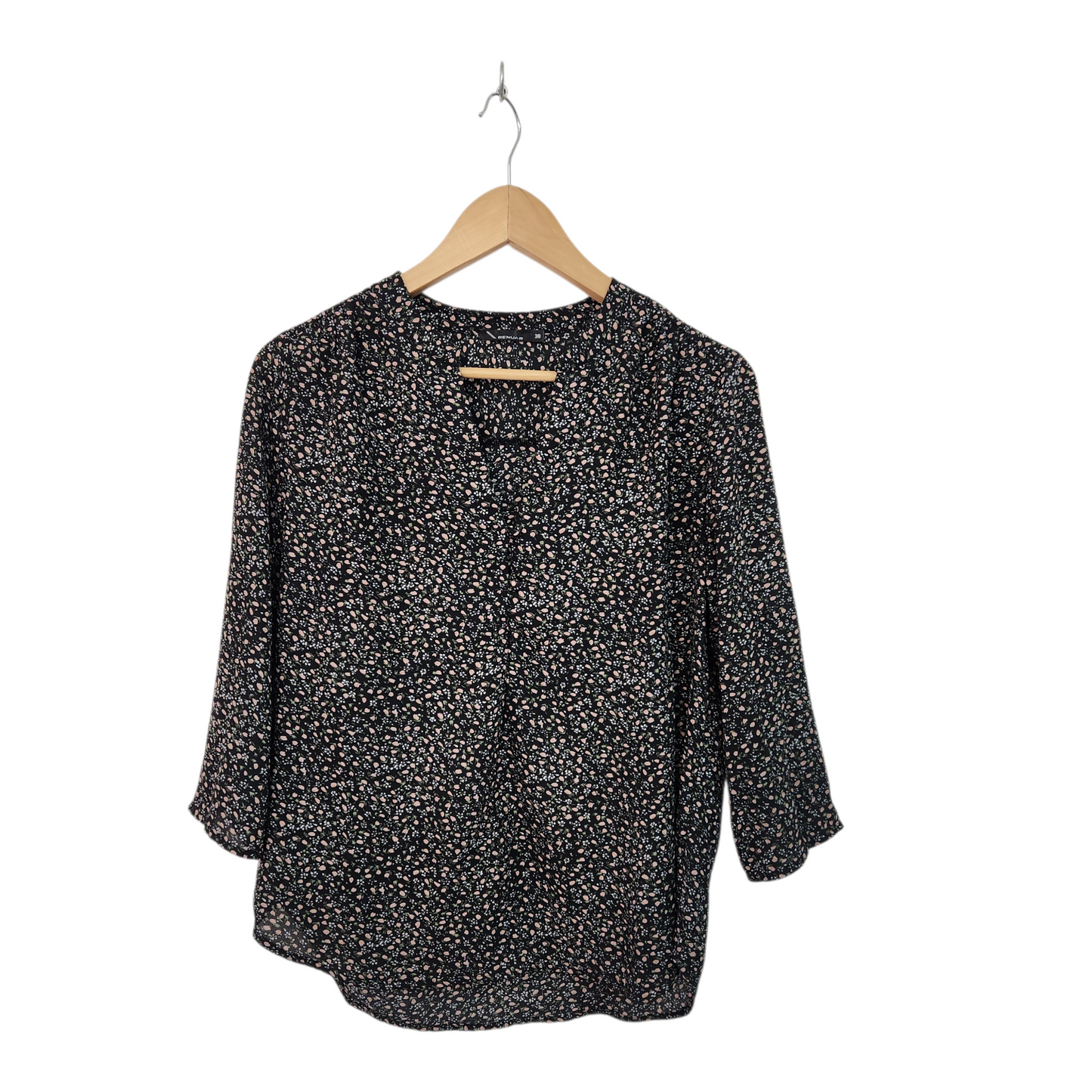 RENUAR | חולצה ארוכה דקה לאישה מידה 38 M