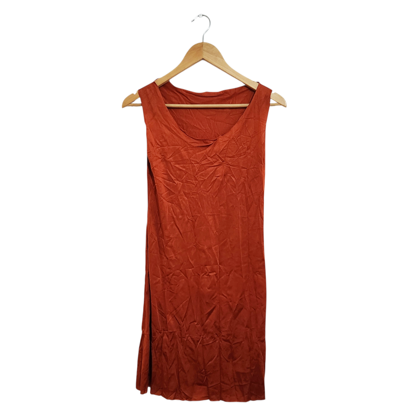 שמלה כתומה לאישה מידה S